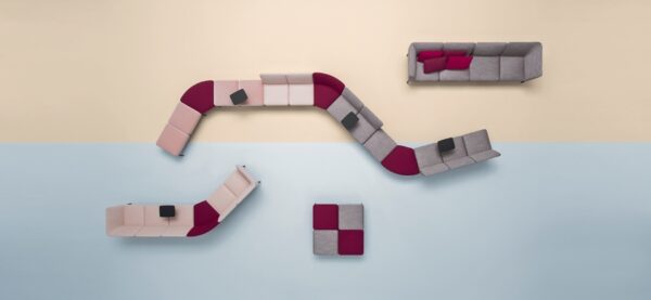 Sofa modułowa tapicerowana SOCIAL | PEDRALI