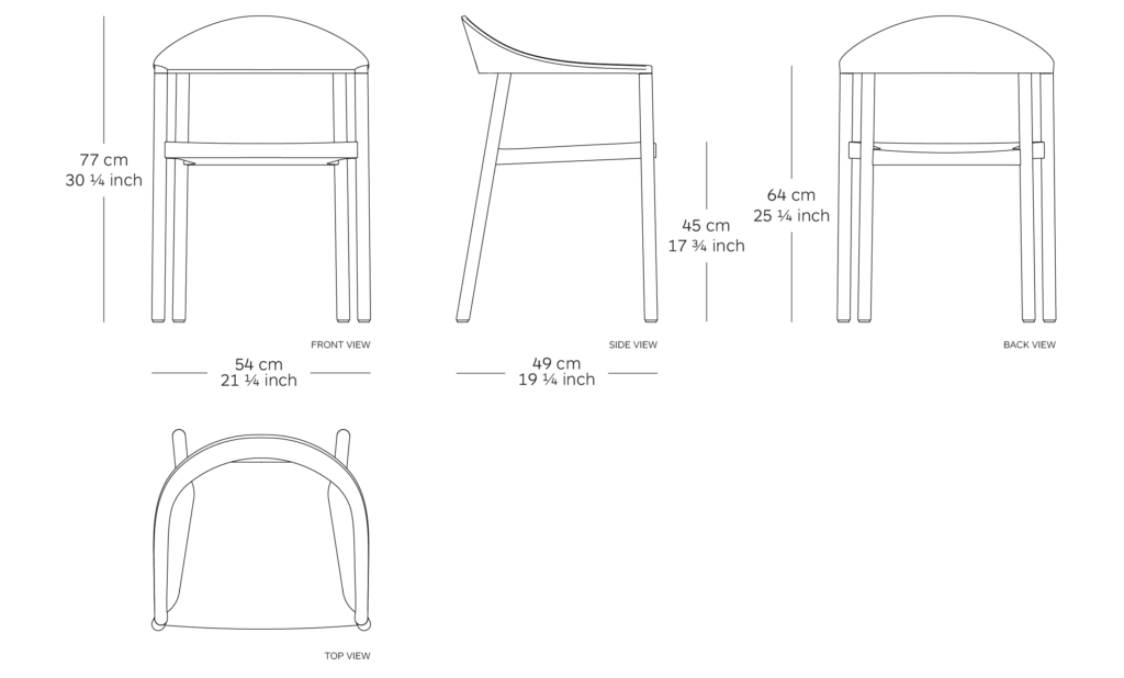 krzesło monza armchair | plank