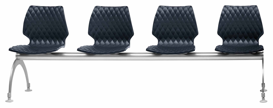 Ławka do poczekalni 4 os metalowa UNI Et Al.