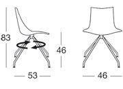 Krzesło obrotowe Zebra Antishock | Scab Design