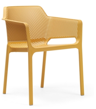 Krzesło ogrodowe Net Nardi Zółte Senape