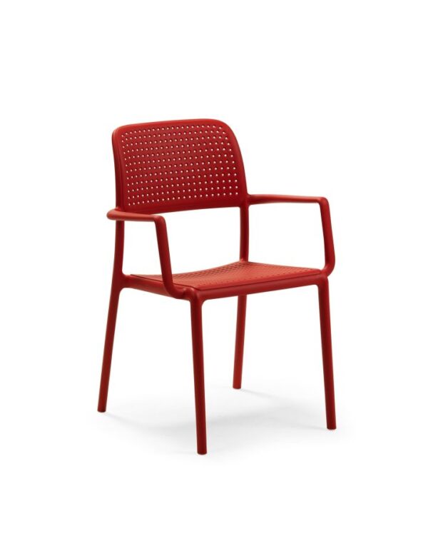 Krzesło Bora Nardi czerwone
