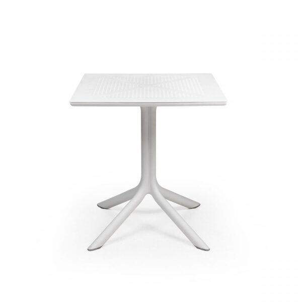 Stół CLIP Nardi 70x70 cm biały