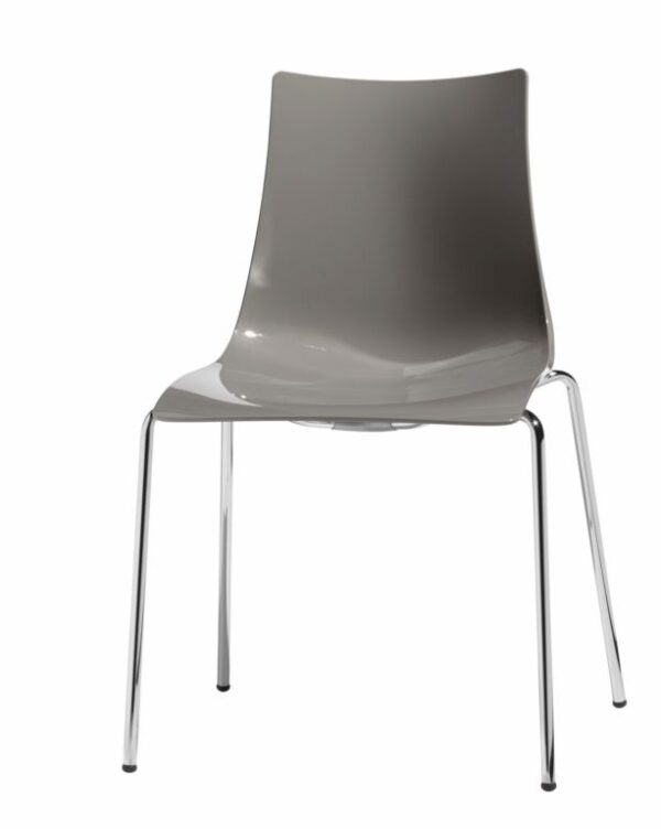 Krzesło chromowane Zebra 4 legs | Scab Design