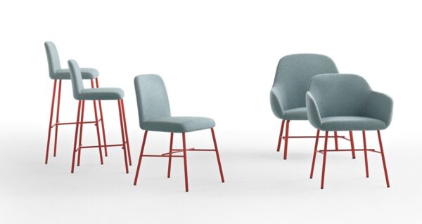 Myra Metalmobil - kolekcja krzeseł i foteli