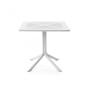Stół ogrodowy CLIPX Nardi 70x70 cm biały
