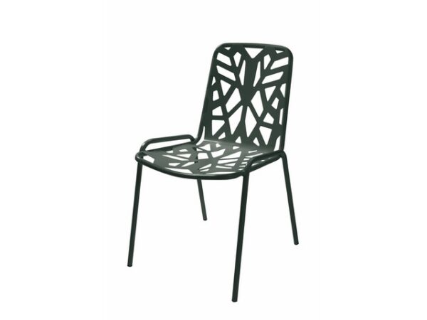 Krzesło designerskie FANCY LEAF metalowe