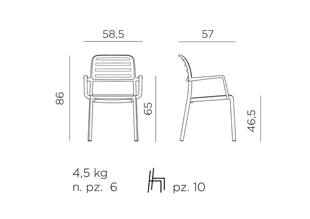 krzesło costa Nardi