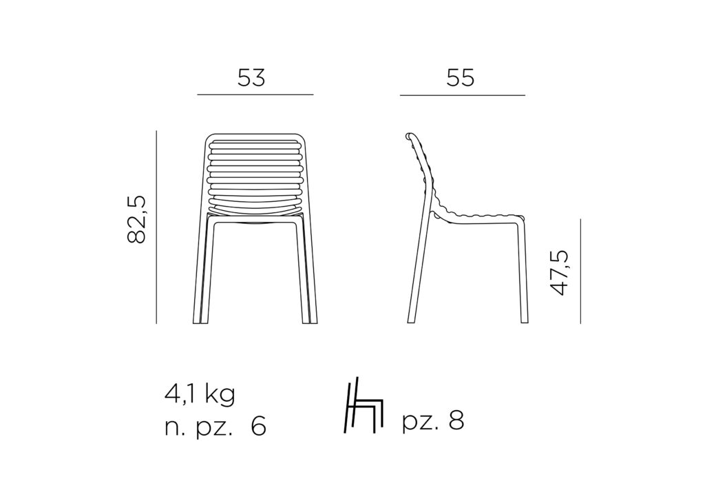 krzesło doga bistrot nardi