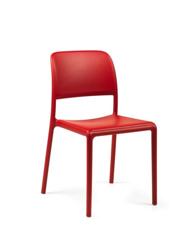 Krzesło ogrodowe Riva Bistrot NARDI czerwone