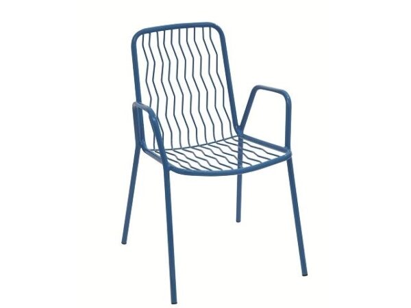 Krzesło metalowe ONDA do ogródka restauracji