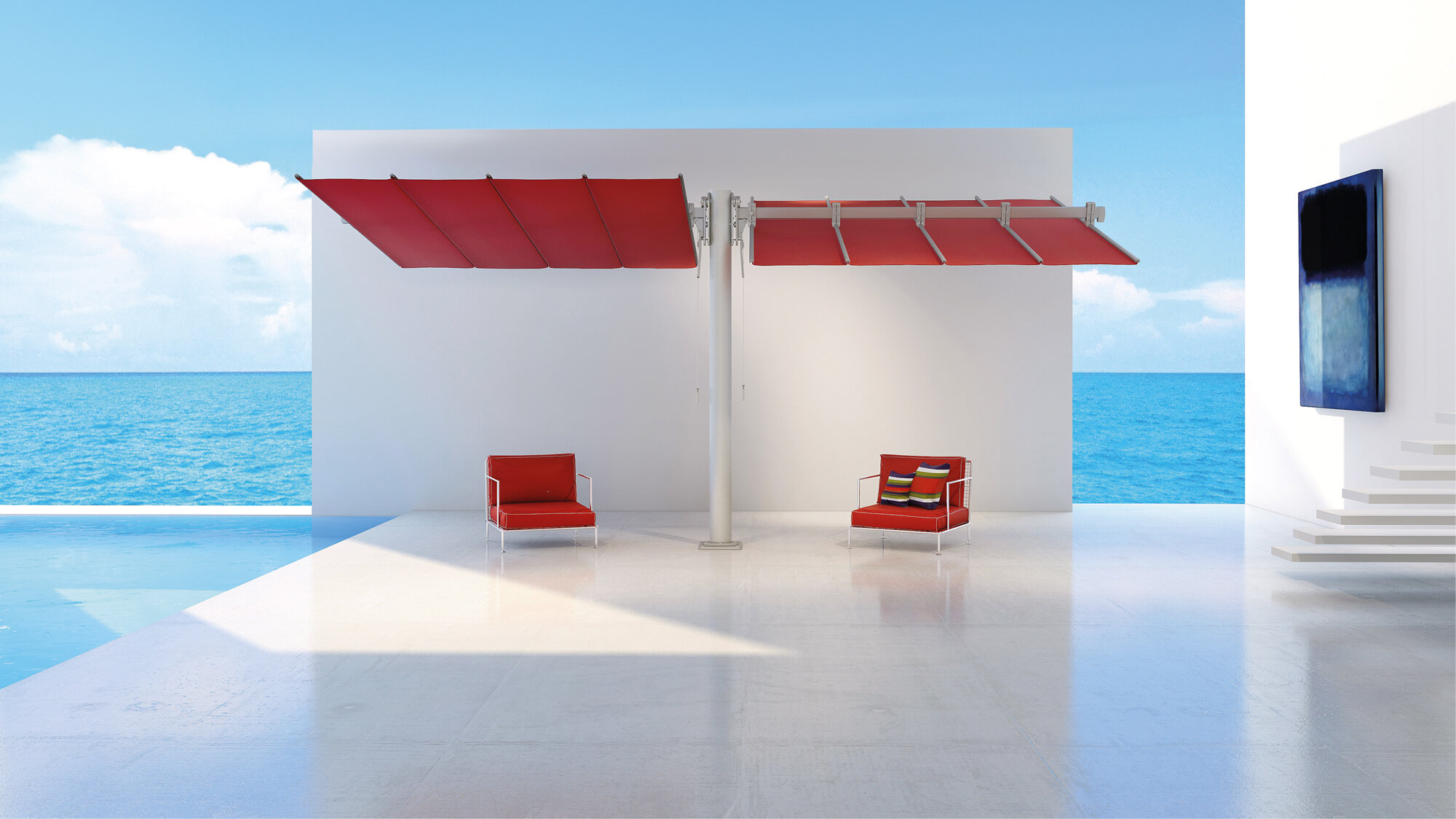 parasol | parasol modułowy flexy twin fim