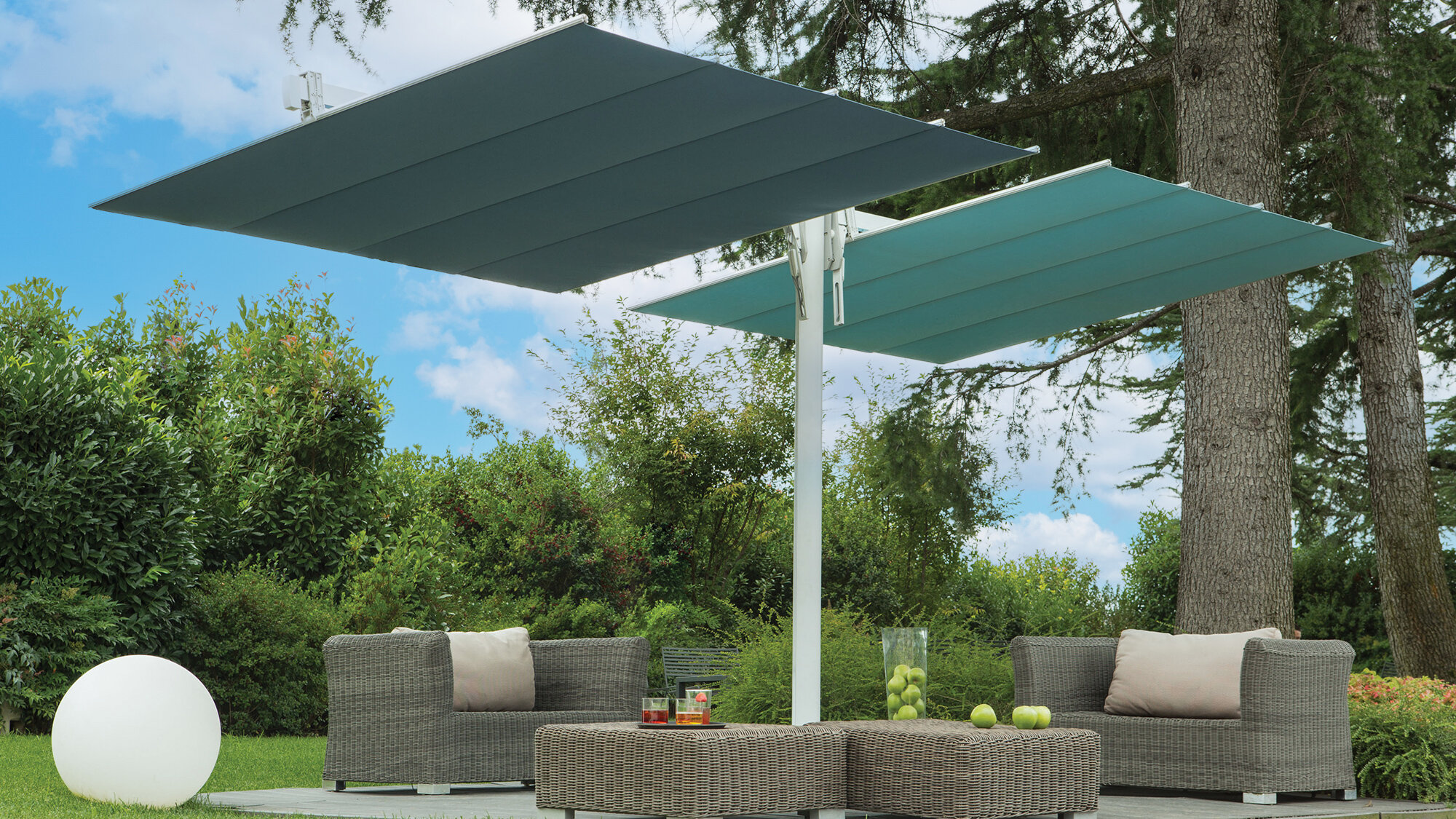 parasol | parasol modułowy flexy twin fim