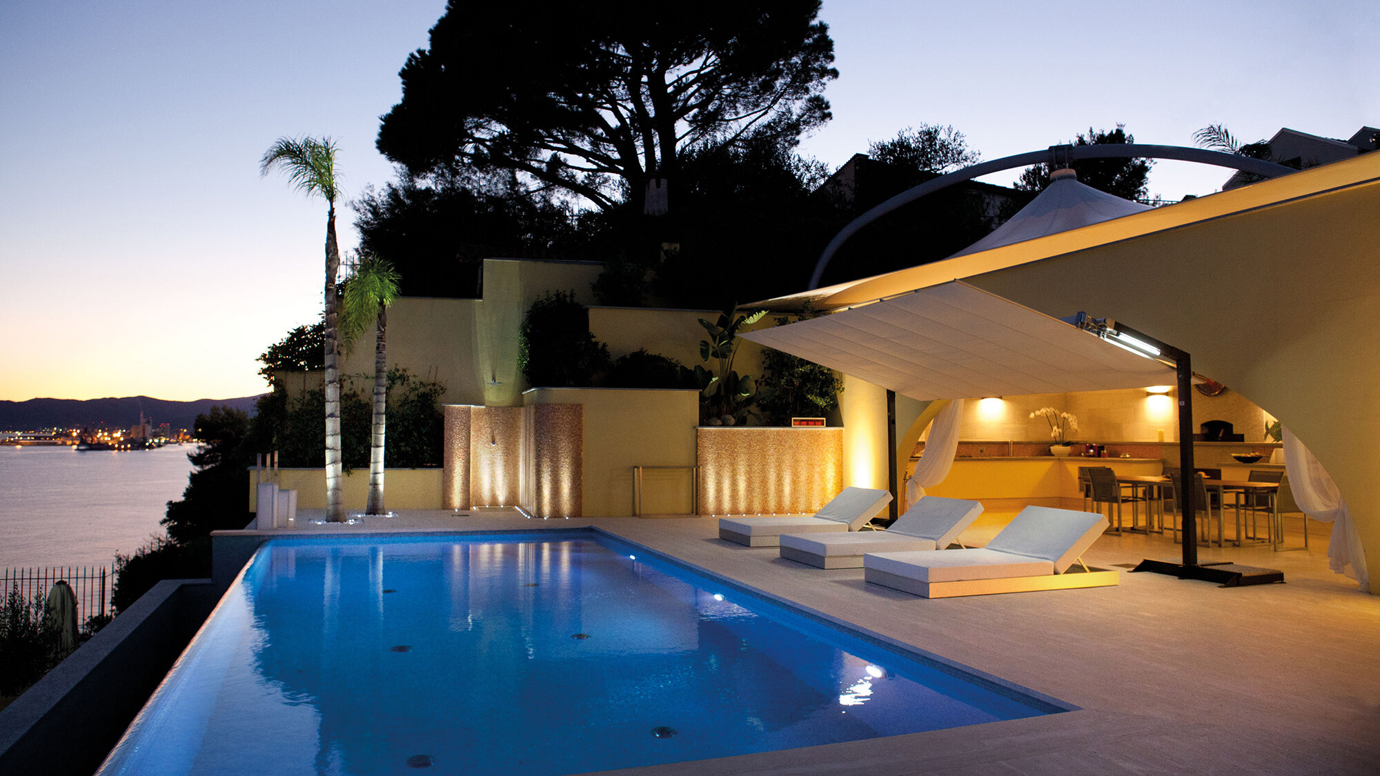 zadaszenia modułowe ogrodu składane flexy fim