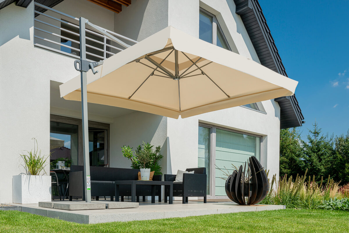 parasol ogrodowy boczny rio 3m do restauracji