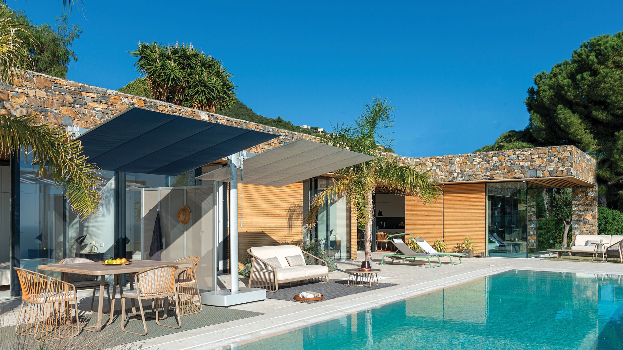 parasol | parasol modułowy flexy twin fim