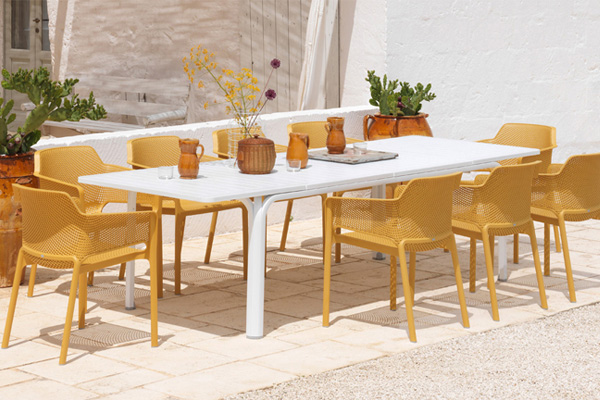 nardi alloro net dining set