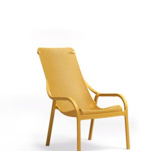 Krzesło Nardi Net Lounge Senape Żółte