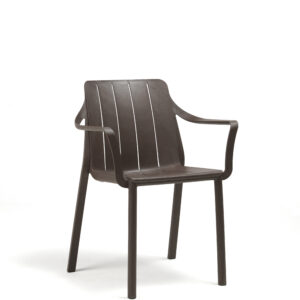 krzesło nardi tiberina terra ciemnobrązowy
