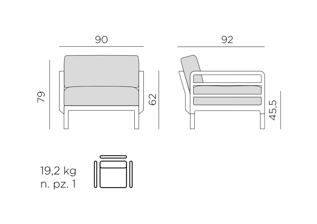 fotel nardi maximo poltrona