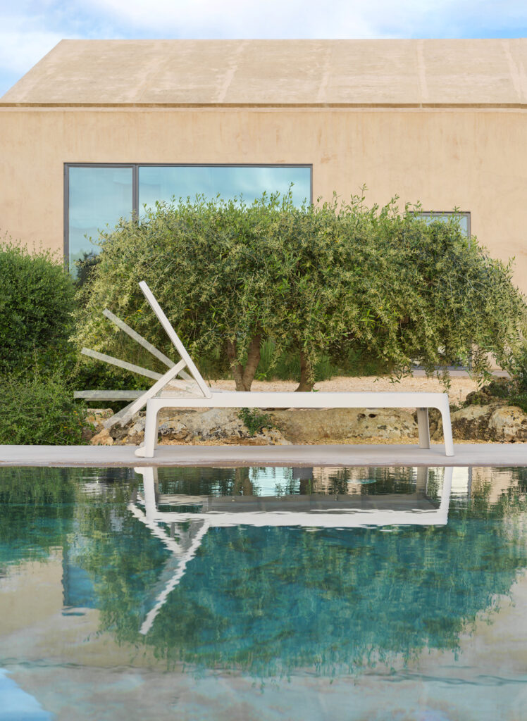 leżak nardi plano biały