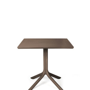 Stół Clip 80 Nardi brązowy