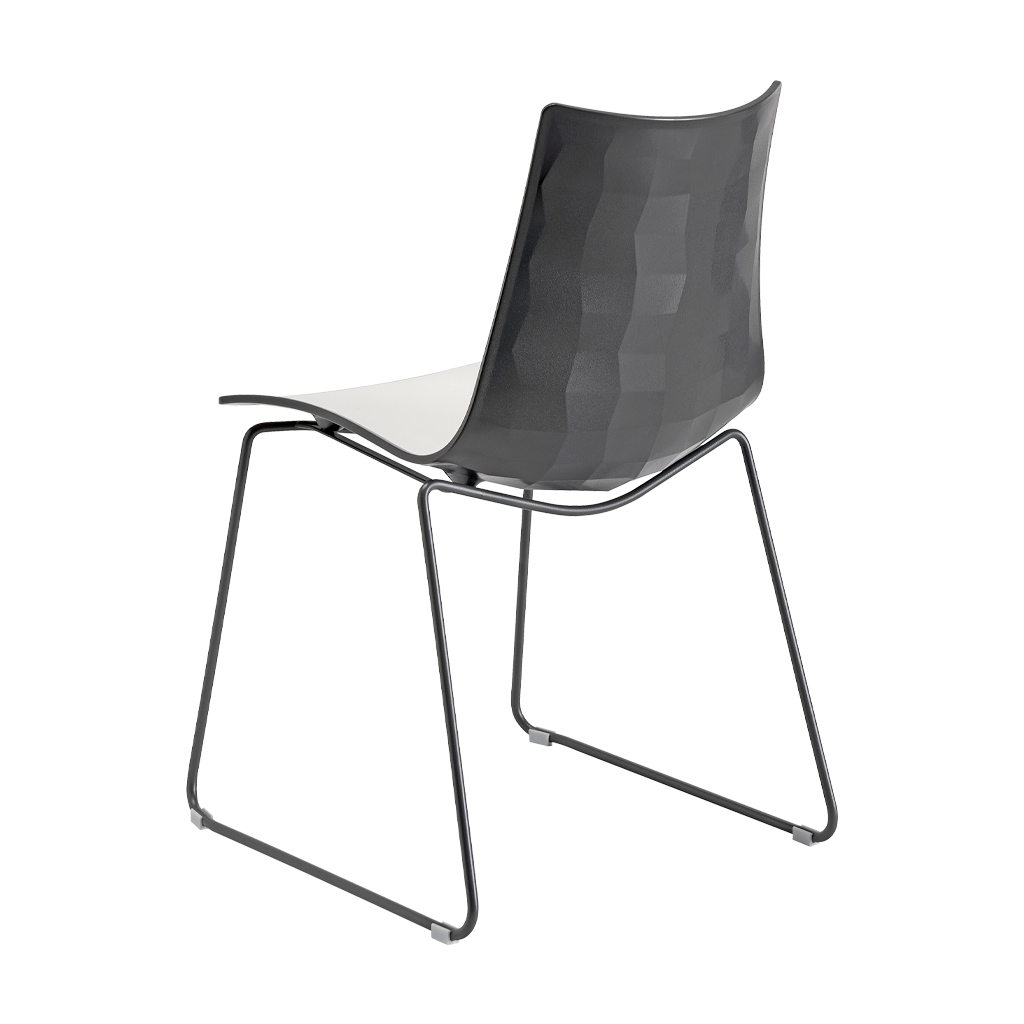 krzesło zebra bicolour sledge frame | scab design