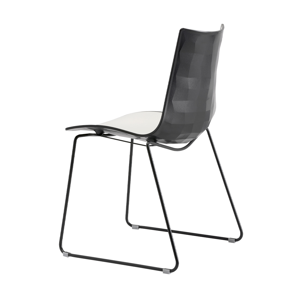 krzesło zebra bicolour sledge frame | scab design