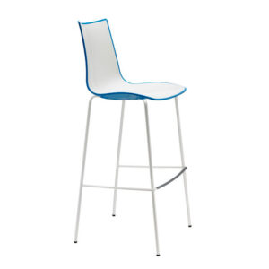 Hoker barowy Zebra Bicolour z powlekaną ramą Scab Design